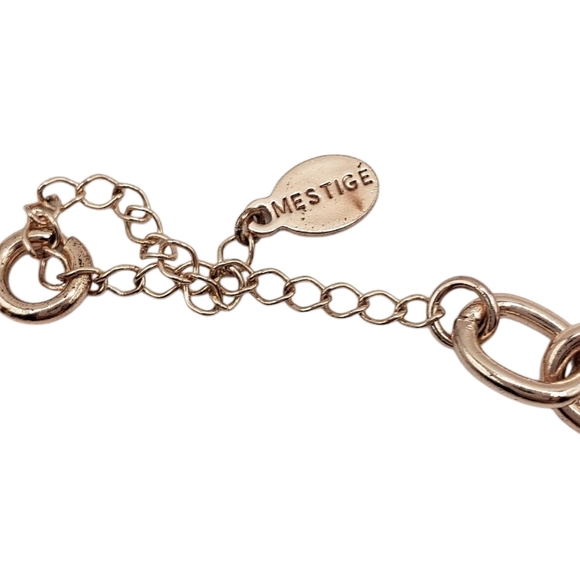 Mestige Elegant Freshwater Pearl Goldtone Chain Necklace - Picture 6 of 12